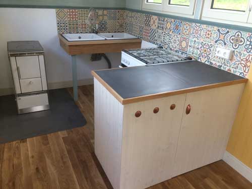 Küche im Waldkindergarten